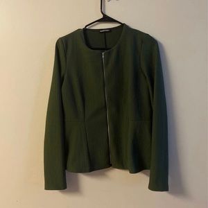 Forest Green Peplum Blazer